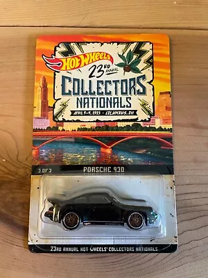 Hot Wheels Collectors Nationals Convention 23rd Hot Wheels Porsche 930 • $210.50