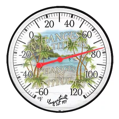 104-1512MV La Crosse 5  Margaritaville Indoor/Outdoor Dial Bracket Thermometer • $9.95