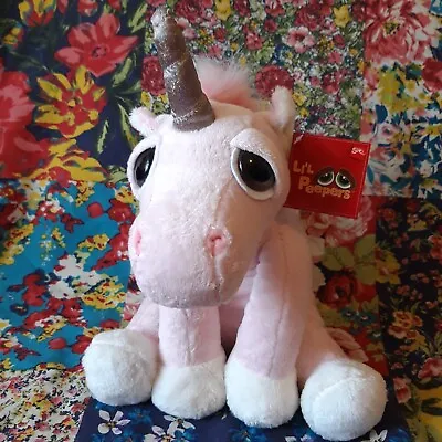Suki 9  Bnwt Twinkle Pink Unicorn Lil Peepers Soft Toy Plush New • £7.50