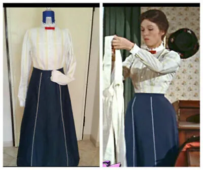 Mary Poppins Nanny Walt Cosplay Costume Dress  • $19.80