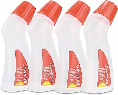 Universal Envelope Moistener With Adhesive 2.2 Oz Bottle Clear 4/Pack • $10.46