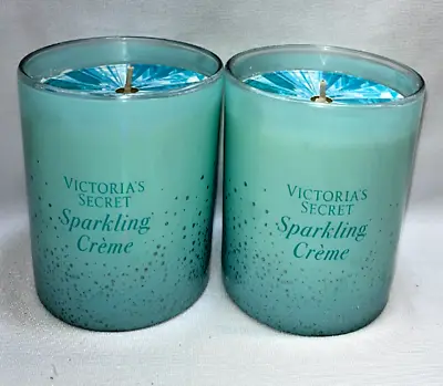 2 Sparkling Crème Victoria's Secret Candle 9oz • $31.90