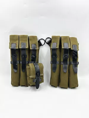 Wwii Ww2 German Army Elite Wh Heer Mp38 Mp40 Soldier Canvas Ammo Pouch • $29.99