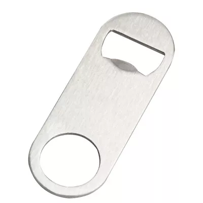 Bottle Opener Cap Open Tool Durable Flat Stainless Steel Blade Beer Remover Mini • $8.35