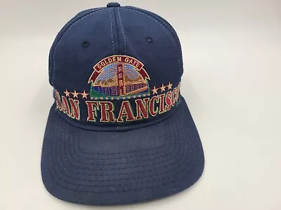 Vintage San Francisco Golden Gate Bridge Captain Travel Snapback Hat Cap SF Men • $29.99