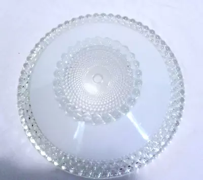 Vintage Clear And Frosted Candlewick Glass Ceiling Light Shade Fixture Cover • $24.95