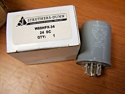 New Struthers Dunn W88hpx-34 24vdc 10 Amp 8 Pin Octal • $35.99