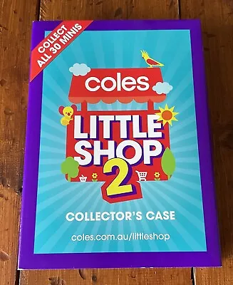 Coles Little Shop 2 EMPTY Collectors Case FREE POSTAGE • $19