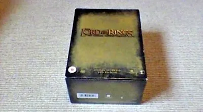 J.r.r. Tolkien's The Lord Of The Rings Ltd Box Set Uk 12 Disc Dvd Peter Jackson • £61.99