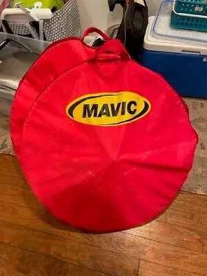 Mavic Helium Anodized Red Clincher Wheelset With Carrying Bags • $195