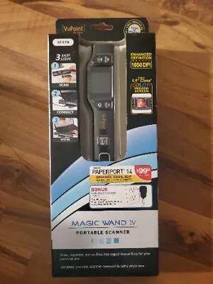 VuPoint Magic Wand Portable Scanner IV PDS-ST470-VP-BX2 New Sealed  • $39.94