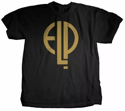 EMERSON LAKE & PALMER ELP High Voltage Logo Black T-Shirt NEW Small S • $12