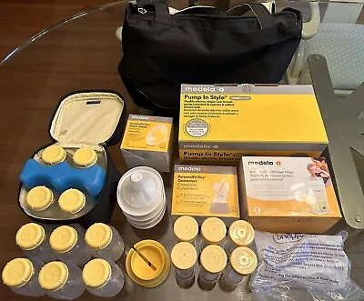 Medela Pump In Style Double Electric Breast Pump - White And Extra Parts • $90