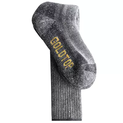 GOLDTOP - 75% Merino Wool Socks - Extra Long & Thick Hiking Fishing Boot Socks • £17.99