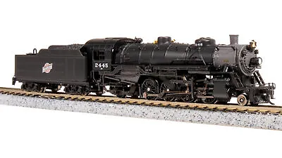Broadway Limted 7854 N Scale CNW USRA Light Mikado Steam Locomotive #2445 • $265.95