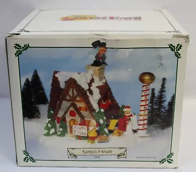 Vintage 1995 Santas Town At The North Pole Santas House ST01 In Original Box • $19.99