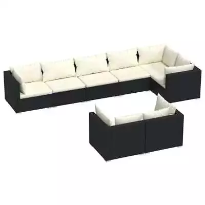 8-Piece Outdoor Sofa Set Garden Patio Lounge Wicker Rattan Furniture Setting • $1018.96