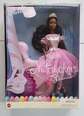 2001 African American Barbie The Nutcracker Ballerina Sugarplum Princess #52690 • $63.74