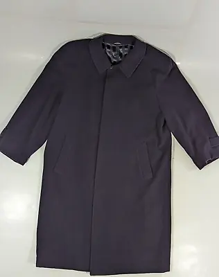 Toscanini Collezione Oro Mens Cashmere & Virgin Wool Formal Winter Over Coat 50R • $99.99