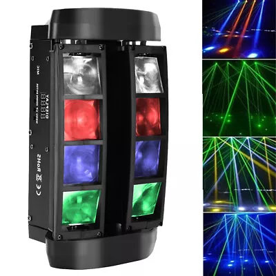 £52.99 • Buy RGBW Spider Moving Head Stage Lighting Beam DMX Disco Party DJ Light 80W A+