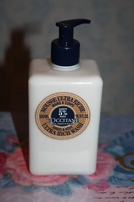 L'occitane Shea Ultra Rich Hand And Body Wash 500ml With 5% Shea Butter • £18.99