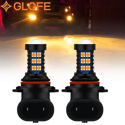 Amber 9145 9140 H10 LED Fog Lights Bulbs For Ford F150 2004-2022 Super Bright • $15.28