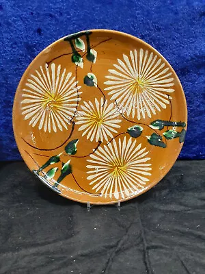 Vintage Mexican Red Clay 9  Plate - Handcrafted - Ca 1950's - Mexico - VG • $7.95