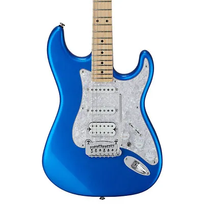 G&L Fullerton Deluxe Legacy HSS Electric Guitar Electric Blue • $1849