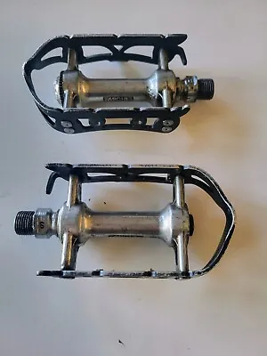 MICHE 1970s VINTAGE PEDALS ... MADE IN ITALY  9/16  GOOD CONDITION !!!! • $39.74
