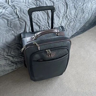 MULBERRY Scotch Grain Suitcase Luggage Cabin Carry On Bag • £375