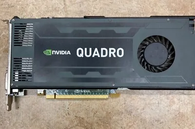 4 GB NVIDIA QUADRO K4000 2 Display Ports 1 DVI Port • $39.99