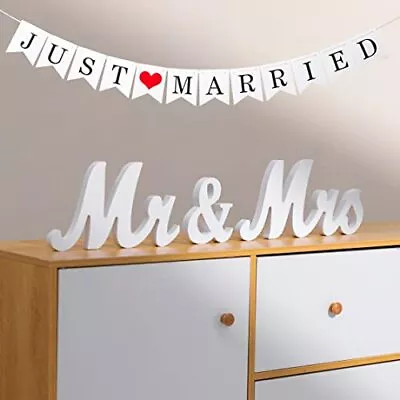 Large Mr And Mrs Sign For Wedding Table Decorations Anniversary Valentine's Day  • $30.59