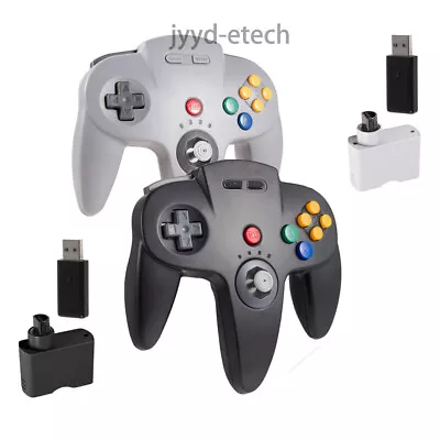 Wireless N64 Controller For N64/ Nintendo Switch/ PC/ Mac Windows Rechargeable • $37.04