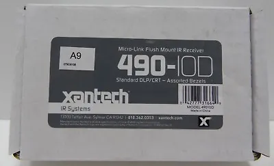 $19 • Buy Xantech Micro-Link Flush Mount IR Receiver 490-10D Standard DLP/CRT Assorted