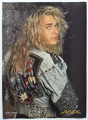 White Lion Mike Tramp Vintage 1980's Full Page Magazine Pinup Poster Clipping B • $8.99