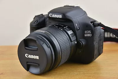 Canon 600d Camera Eos Dslr Kit With Zoom Lens Battery Charger Shutter 2011 • £218