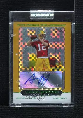 2005 Topps Chrome Gold X-Fractor /399 Aaron Rodgers #190 Rookie Auto RC • $5530