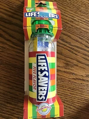 Vintage LifeSavers Candy Baby Bottle 8oz RARE 1994 Munchkin NEW Green Cap • $28.99