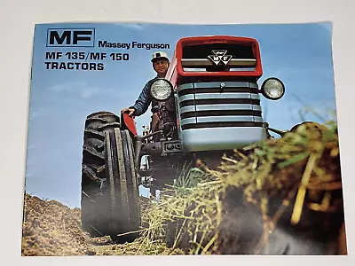 Original Vintage MASSEY FERGUSON MF 135/MF 150 TRACTORS Brochure 79 • $13