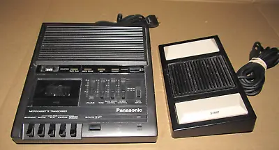 Panasonic RR-930 Microcassette Transcriber Recorder/Player W Pedal RP-2692 Works • $29.95