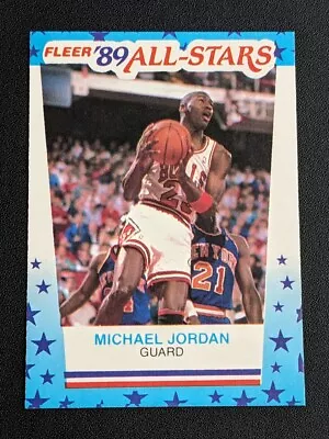 1989 Fleer Michael Jordan #3 All Stars Sticker Chicago Bulls GOAT  • $14.99