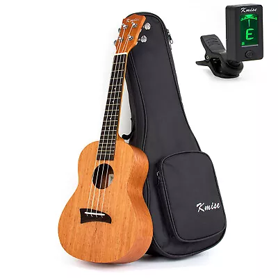 $68 • Buy Kmise Mahogany Ukulele Tenor Ukelele 26 Inch Uke Aquila String Clear Satin