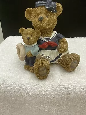 K's Collection Teddy Bear Figurine Sailor Bear With Baby • $3