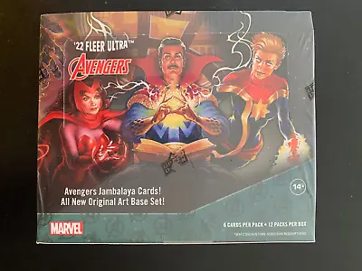 2022 Fleer Ultra Upper Deck Marvel Avengers Factory Sealed Hobby Box 12 Packs #4 • $5.50