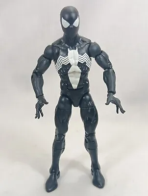 Marvel Legends Black Suit SPIDER-MAN 6  Figure Sandman BAF Wave Hasbro 2016 • $34.95