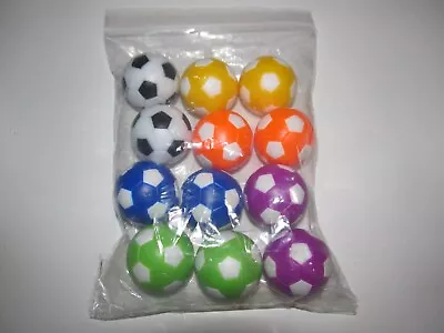 Qtimal Table Soccer Foosballs Replacement Balls Mini Colorful (Lot Of 12) • $7.95