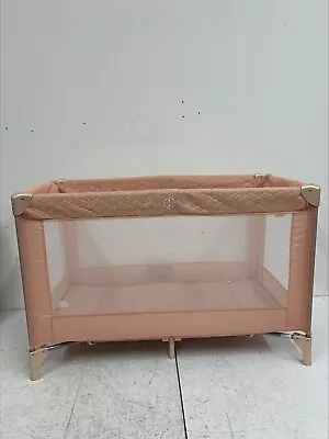 My Babiie MBTC1 Blush Quilted Travel Cot • £35