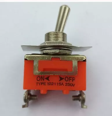 3pcs SPDT ON/OFF Toggle Switch 1021 Single Pole Double Throw Switch AC 250V 15A • $12.09