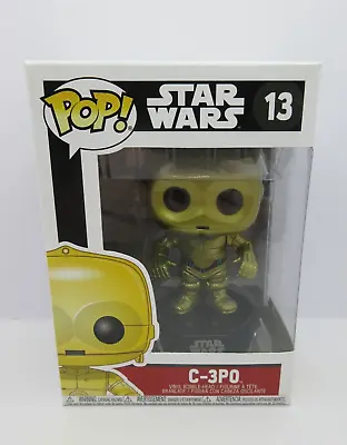 Star Wars Funko Pop Vinyl Figure C-3PO #13 Black Box 2017 • $38.05