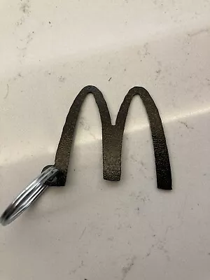 1990s McDonalds Black M Key Chain Both Sides The Same • $12
